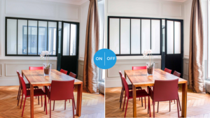 cloison atelier opacifiante