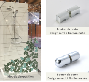 quincaillerie pour salle de bain et douche